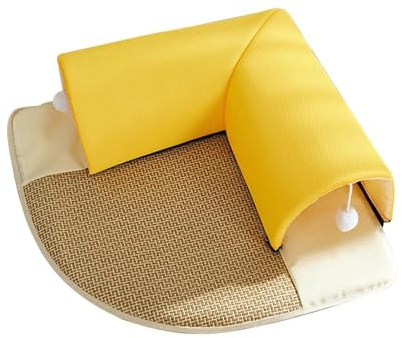 Kattunnel Bädd Djurkudde Med – Versatile Functional Grotta Icke Slipande 2, Premium, I 1 Avtagbar, För Kattungar Och Smådjur | Multipurpose Outdoor Indoor Utility Modern Ergonomic