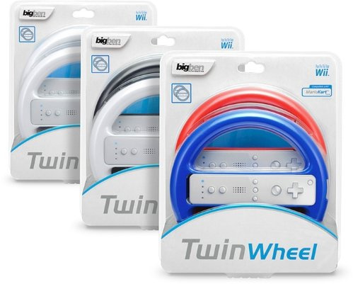 Wii - Lenkrad Mini Wheel: Twin Pack (farbig sortiert)