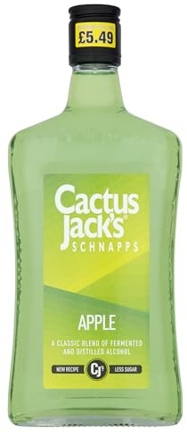 Cactus Jack's Apple Sour Schnapps - 50cl - 15% ABV