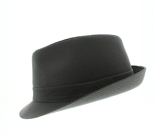 votrechapeau - Cappello Trilby a tesa stretta - Catana - Grigio scuro - 62 cm