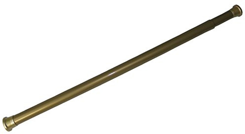 DUSCHVORHANGSTANGE TELESKOPSTANGE KLEMMSTANGE FÜR DUSCHVORHANG! (140-250 cm, Gold) Gardinenstange