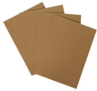 Pavo - ECO Bindedeckblätter A4 Sandbraun 250 Mikron, recycelt und recycelbar, strapazierfähige Präsentationsdeckblätter, Packung mit 25-8011209