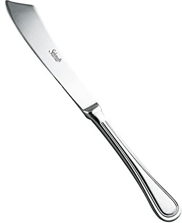 Salvinelli Queen FORGIATO, Acciaio Inossidabile, Stainless Steel, Coltello Torta 1 Pezzo
