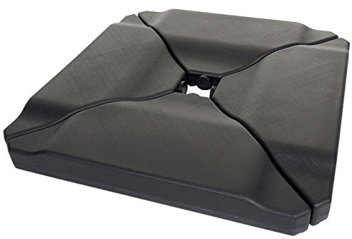 Mendler Schirmständer HWC-A40, Ampelschirmständer Marktschirmständer für Bodenkreuz, 80kg