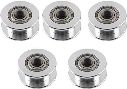 Zahnriemenscheibe, 5pcs 6 verschiedene Größen 2GT 6mm / 10mm Breite Riemenscheibe 16T / 20T 3mm / 5mm Bohrung 3D-Drucker Accessary(#5)