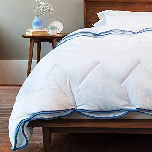 Mello - Couette 240x260 4 Saisons, 3 en 1, Couette 2 Personnes Séparable Boutons Pressions, Tissu Microfibre Ultra Doux 200g/m²