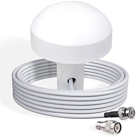 Bingfu Antena Externa de Navegación GPS Marina Barco (5m Cable) Compatible con Garmin GPSMAP Map NavTalk StreetPilot Furuno Matsutec Trimble Sonda de Sonda Transductor Unidad Receptor Módem GPS