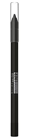 Maybelline New York - Crayon Gel Effet Tatouage Yeux - Waterproof avec Tenue Extrême jusqu'à 36h - Tattoo Liner - 971 Dark Granite