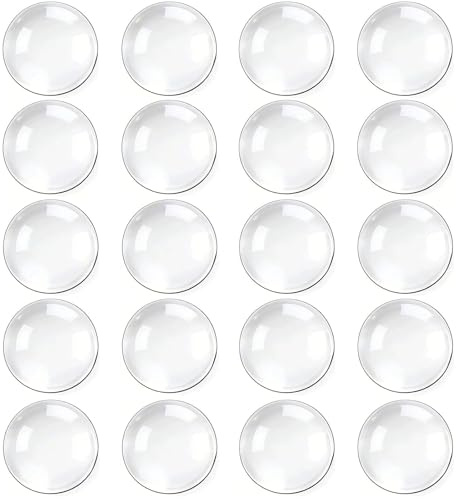 20 Stück Transparent Türstopper, Türpuffer Wand selbstklebend Set 22x5mm | Leises, Wiederverwendbarer Elastikpuffer Wandstopper für Bad, Glasflächen, Kühlschranktür, Wände, Wandpuffer Durchsichtig