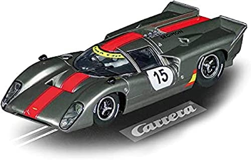 Carrera - 20023957 - DIGITAL 124 I Lola T70 MKIIIb No.15 I Zeitreise in die Motorsportgeschichte I Old-School-Sportwagen im coolen Metallic-Look I Voll funktionsfähig mit Front- & Rückleuchten