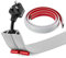 CREWORKS 1.8M Canalina Passacavi Pavimento a 3 Canali, Canalina Passacavi Calpestabile Adesiva, PVC Canalina Flessibile per Cavi Elettrici per Casa, Officina, Magazzino, Concerto, Grigio