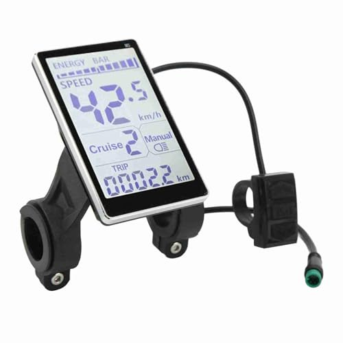 Écran LCD 24 V 36 V 48 V 60 V 5 Broches E Scooter M5 écran LCD étanche, pour Vélos électriques 31,8 22,2 Mm