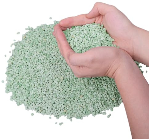 GRANDAN 5 Lb Ferrous Sulfate Heptahydrate - 3/16 Inch FeSO4*7H2O Granules - 20% Iron (Fe) Stable and Easy to Store - Organic Lawn Fertilizer for Vegetables and Plant Growth