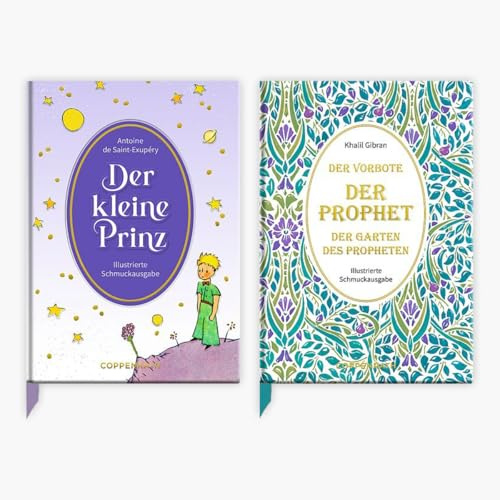 Der kleine Prinz + Der Prophet als Mini-Schmuckausgabe + 1 exklusives Postkartenset