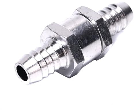 MEXEWORD Clapet Anti-Retour de Carburant unidirectionnel en Alliage d'aluminium, 6/8/10/12 mm, 4 Tailles, for carburateur(8mm)