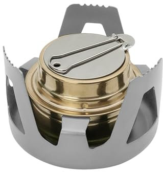 Cuisinière à alcool - Cuisinière de cuisine compacte, four d'extérieur ultra léger | Mini cuisinière à alcool, cuisinière de survie, cuisinière de camping portable, ustensiles de cuisine d'urgence