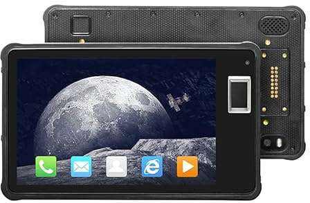 Breloom ST8-A7 Rugged Tablet, 8 inch Android 13 Industrial Tablet MTK MT6789, 6GB+128GB, IP65 Waterproof, 10000mAh, 4G LTE/WiFi/BT 5.0/NFC/GPS (8+256G, with Fingerprint)