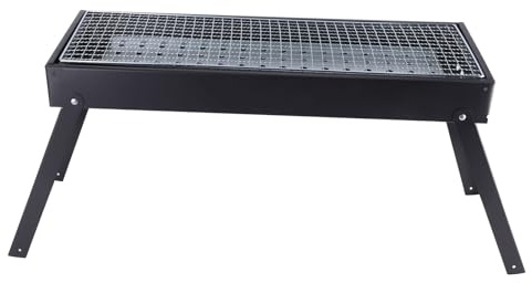 Sunicon BBQ Grill, pieghevole grill barbecue a carbone portatile leggero per picnic da campeggio all'aperto