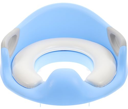 Parliky Riduttore Wc per Schienale Ergonomico Protezione Maniglie Antiscivolo per Ragazzo Ragazza e Ragazza Sedile Imbottito Potty Training Facile da Usare