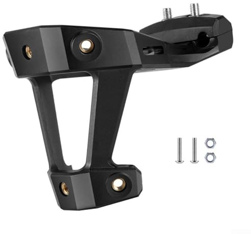 Jonikuper Support de bouteille d'eau PC pour vélo de montagne et de route, support d'extension de selle avec mode support double/simple, compatible avec les sacs arrière, 105 x 80 mm, noir