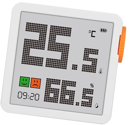 Igrometro digitale LCD, termometri ad alta precisione, display trasparente, adatto per auto, casa, ufficio, termometri elettronici