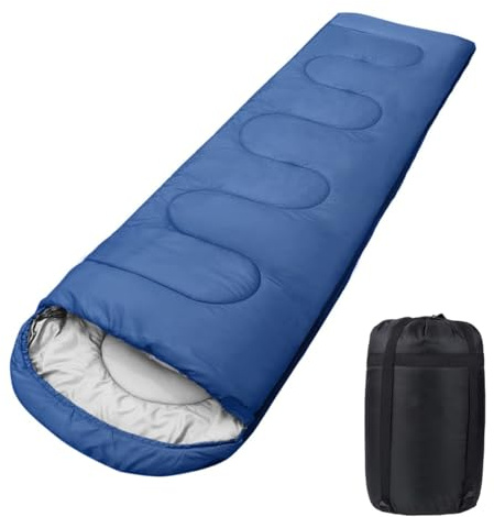 Schlafsack Outdoor für Camping 3 Jahreszeiten Erwachsene Schlafsack, 2 in 1 Funktion Deckenschlafsäcke, Warm, Leichtgewichtig, Wasserdicht für Rucksackreisen, Wandern und Reisen