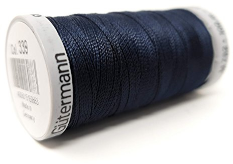 Gütermann Garn Extra Stark Nähgarn Polyester 100m Nähmaschinengarn Universal Reißfest FarbNr: 339 (Blau, 1)