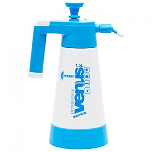 Kwazar Venus Sprühflasche mit Druckpumpe für Autos, leer, für Reinigung mit Chemikalien, 1,5 Liter