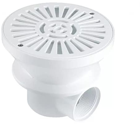 SUMIDERO CIRCULAR PISC. HORM. ABS SAL. 2'' COLOR BLANCO