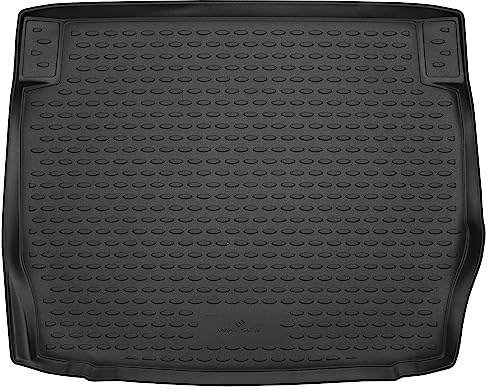 WALSER XTR Kofferraumwanne für BMW 1er (F20) 07/2011-06/2019, 100% passgenaue Antirutschmatte Auto, Gummimatte Auto, Kofferraum Schutzmatte, Anti Rutsch Matte Gummi, Auto Gummimatten