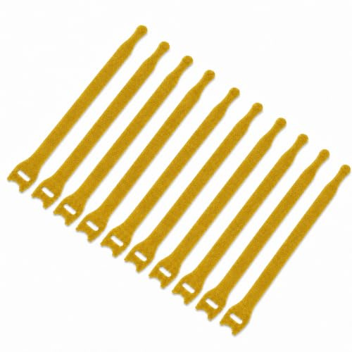 VELCRO® brand ONE-WRAP® CABLE TIES 10PCS (20x200mm, Yellow)