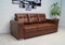 Quattro Meble Glanz Echtleder 3 Sitzer Sofa Mallorca Pik FS Breite 205cm mit Schlaffunktion Ledersofa Echt Leder Couch große Farbauswahl