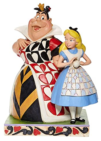 Jim Shore Alice & Regina dei Cuori Disney Tradizioni