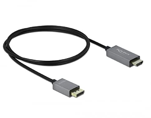 Delock Aktives DisplayPort 1.4 zu HDMI Kabel 4K 60 Hz (HDR) 1 m