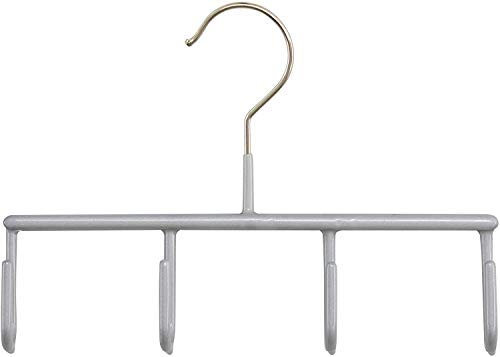 MAWA Belt GH - Gruccia per accessori, adatta per cinture, mascherine, collane, sciarpe, borse ecc., 1 pezzo, con rivestimento antiscivolo non inquinante, salvaspazio, 20,5 cm, Argento