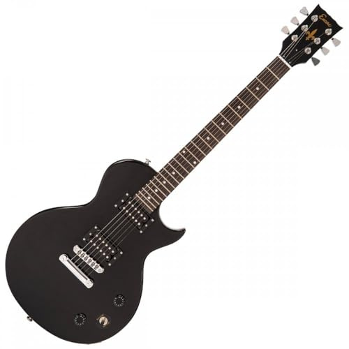 Encore Guitarra eléctrica Blaster E90 - Negro brillante | Cuerpo y cuello de caoba | Pastillas de doble bobina | Lecciones en línea incluidas | Guitarra eléctrica perfecta para principiantes