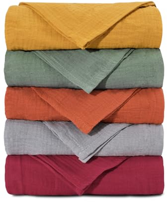 Musselintücher für Baby-Musselinquadrate, Spucktücher Baby,Wickeldecken für neugeborene Jungen und Mädchen, 5er-Pack atmungsaktive und Mullwindeln Spucktücher Wickeltücher für Kleinkinder 003