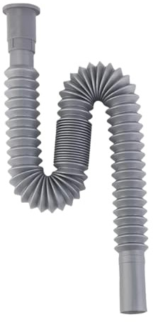 Compatibile Con Tubo Di Scarico For Lavandino Universale, Estensibile, Tubo In Plastica Flessibile Da 80-90 Cm Con Testa Standard, Tubo For Lavanderia