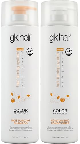 GK Hair Cheratina Globale Shampoo e Balsamo Set Idratanti 1000ml