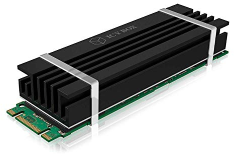 ICY BOX IB-M2HS Aluminium Removable Heatsink black Black 2280