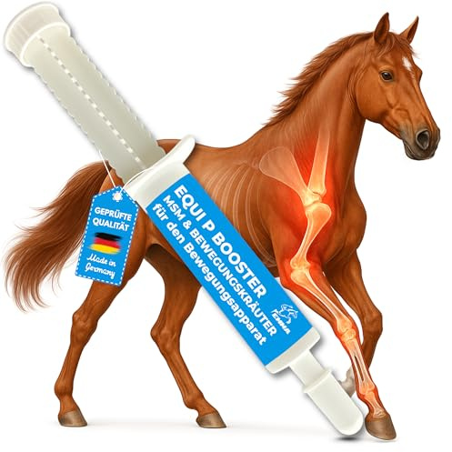 Equi P Booster Pasta vitaminica più MSM Glucosamina Condroitina ad alto dosaggio Horse - Vitamina C Lievito di birra Sistema muscoloscheletrico Articolazioni Tendini Legamenti Cartilagine Anziani 1pc