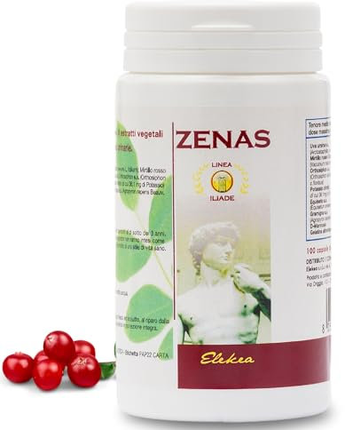 Integratore Cistite Donna con d Mannosio Uva Ursina Mirtillo Rosso e Ortosiphon, azione Naturale Antibatterica e Depurativa - 100 Capsule Vegetali