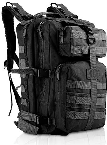 SHANNA Mochila Militar, táctica 35L, del ejército MOLLE, de Asalto, de Combate táctica para Senderismo al Aire Libre Camping Trekking Pesca Caza
