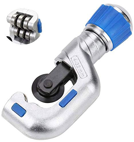 Cortatubos, mini cortador de tubo de aleación ajustable de 3-16 mm / 4-32 mm / 5-50 mm, herramienta de corte de tubos para cobre, PVC, aluminio, plástico, acero inoxidable (4-32mm)