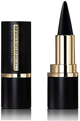 Mysense Black Gel Eye Liner Sticks Smooth Matte Black Eye-liner Pencil Tattoo Eyeliner Pen Makeup Eye-liners for Women(Black)