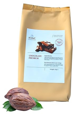 KV&C - Premium Granulated Instant Hot Chocolate 1KG | Bulk Buy | High Cocoa | Creamy Frothy Rich Flavour | Home | Office | Baking | Cooking | Vending