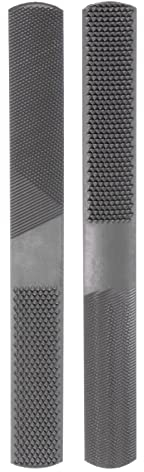 sourcing map 2 Stück 4-in-1 Feile 80/90mm T12 Karbonstahl Flach Feilen Werkzeuge 22,5mm Breite 6 Zoll für Metall Glas Holz Steine Schleifen Polieren Gravieren Entgraten Abziehen