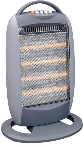 Aspect Halogen Heater, 1600W Instant Heat With 4 Setting, Durable and Long Lasting Electric Heater Silent Energy Saving Heater Overheat & Tip-Over Protection, Ideal For Winter, Home,Office,Living Room