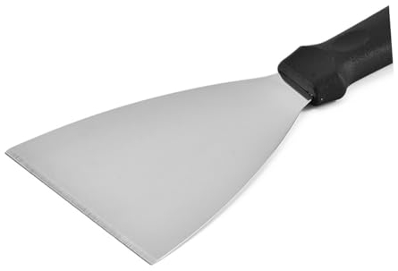ABOOFAN 2 Stück Edelstahl Backschaufel Multifunktionaler Grill Und Backspatel Für Kuchen Pizza Und Gebäck Spülmaschinenfest Schwarzes Design