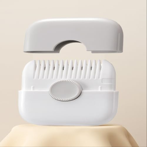 GeRRiT Peine cortapelos, multifunción dos en uno, pelo roto recortado, puntas abiertas, corte fino/32 (Color : Elegant gray)